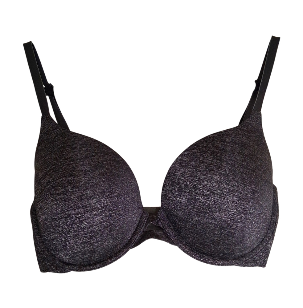 VS Padded Perfect Coverage Bra 32DDD Racerback Dark Grey Heather T-Shirt Bra